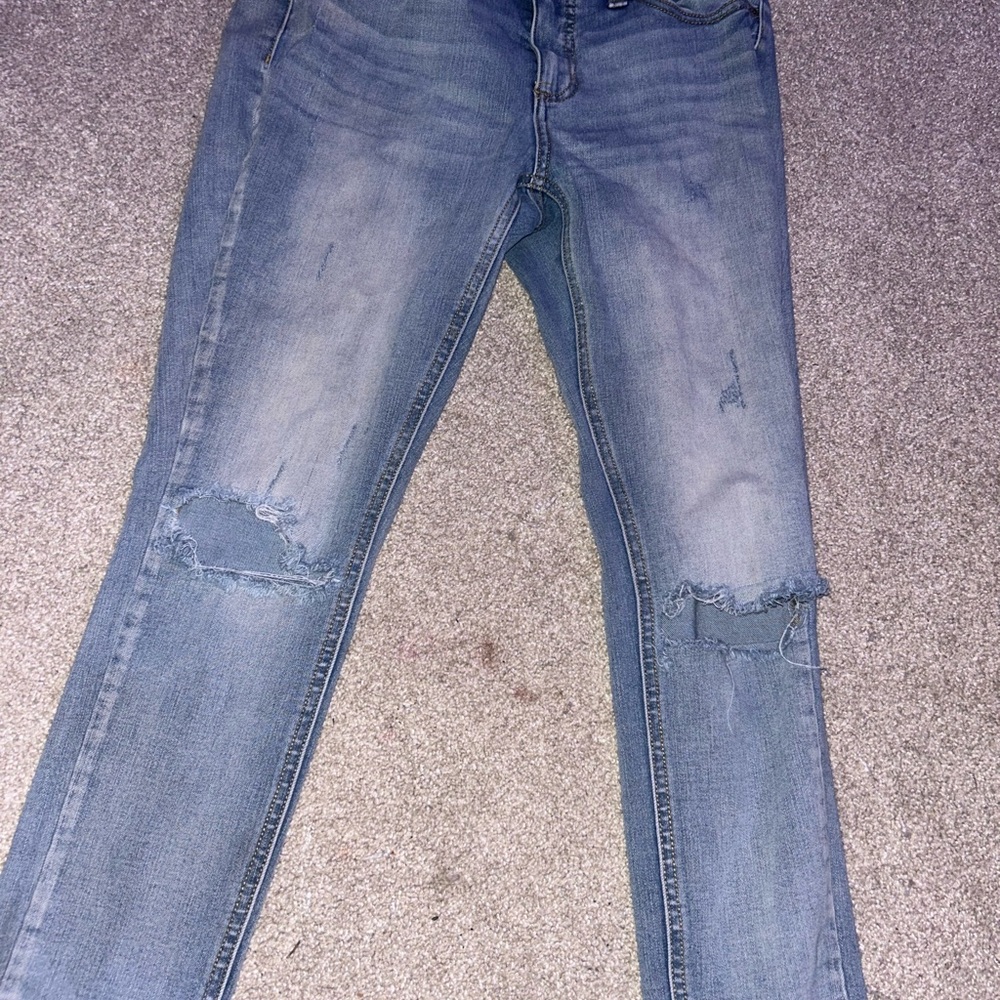American Eagle Outfitters Women's Skinny Jeans - Light Blue